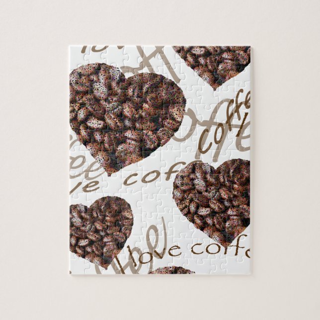 I Love Coffee!! Jigsaw Puzzle (Vertical)