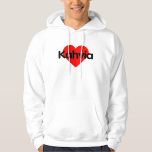 I Love Coffee - Kahvia Hoodie