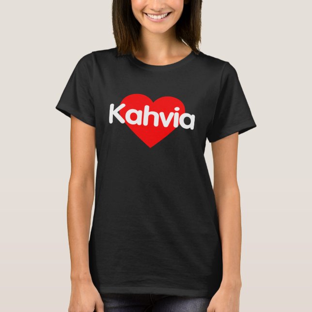 I Love Coffee - Kahvia T-Shirt (Front)