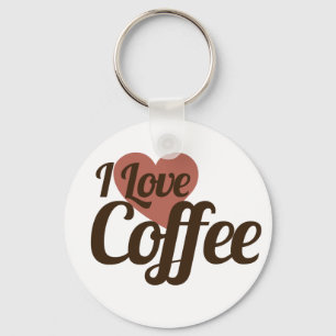 I Love Coffee Key Ring