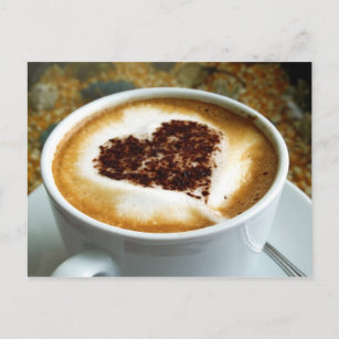 I Love Coffee - Latte Art Postcard