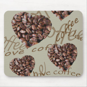 I Love Coffee!! Mouse Pad