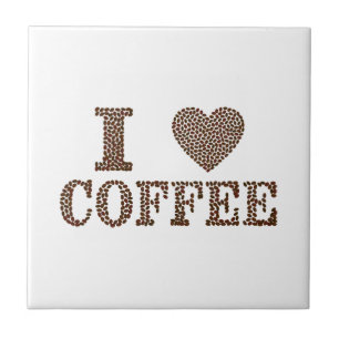I Love Coffee Tile