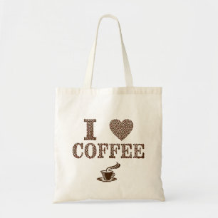 I Love Coffee Tot Bag