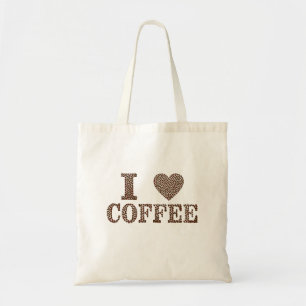 I Love Coffee Tote Bag