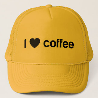 I love coffee trucker hat