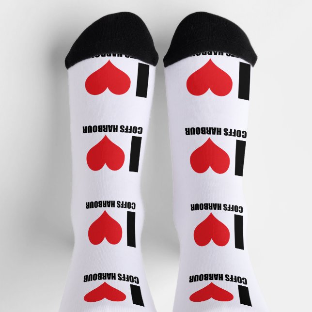 I love Coffs Harbour  Socks (Top)