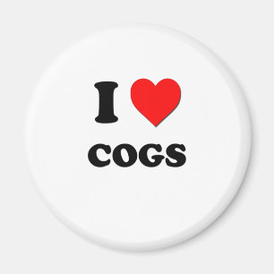 I love Cogs Magnet