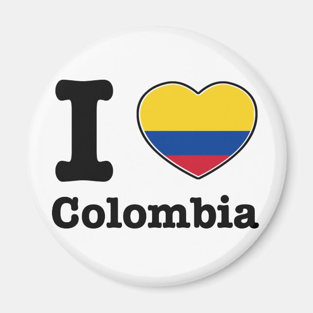I love Colombia Magnet (Front)