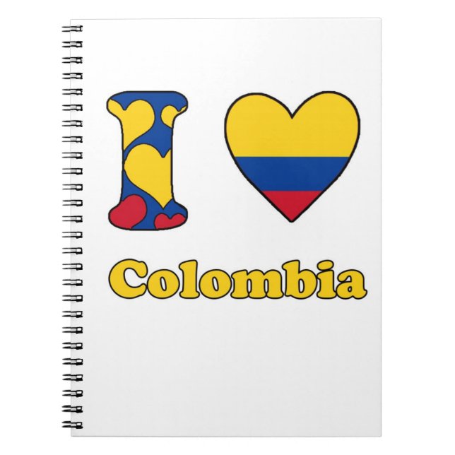 I love Colombia Notebook (Front)