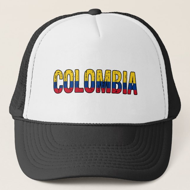 I love Colombia Trucker Hat (Front)