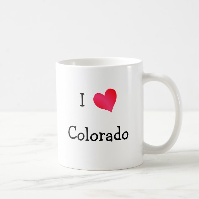 I Love Colorado Coffee Mug (Right)