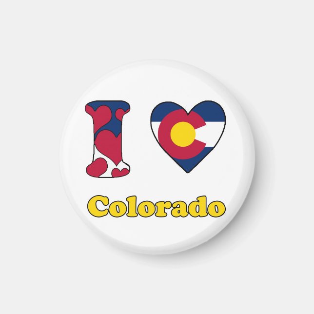 I love Colorado Magnet (Front)