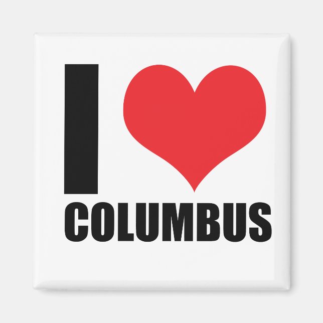 I love Columbus  Magnet (Front)