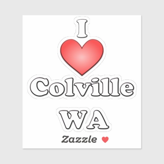 I Love Colville WA (Sheet)