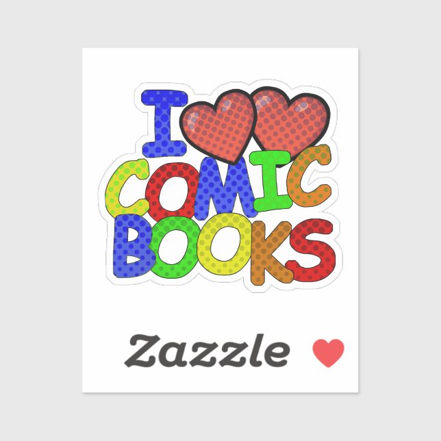 I Love Comic Books (Sheet)