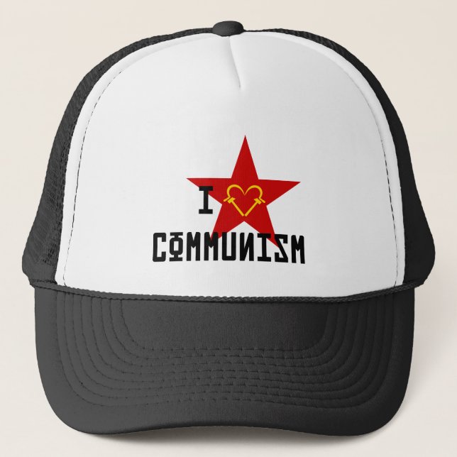 I Love Communism Trucker Hat (Front)