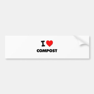 I love Compost Bumper Sticker