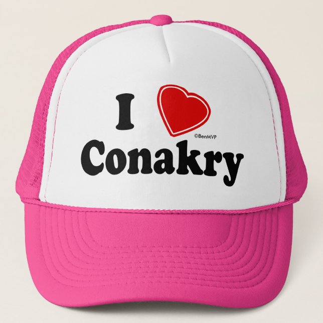 I Love Conakry Trucker Hat (Front)