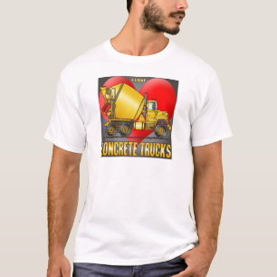 I Love Concrete Trucks Mens T-Shirt