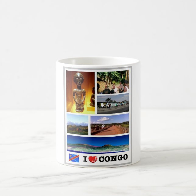 I LOVE - Congo - Coffee Mug (Center)