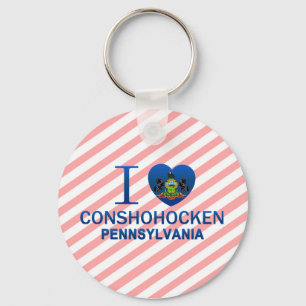 I Love Conshohocken, PA Key Ring