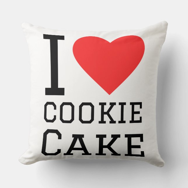 I love cookie cake  cushion (Front)