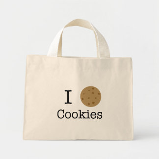 I love cookies mini tote bag