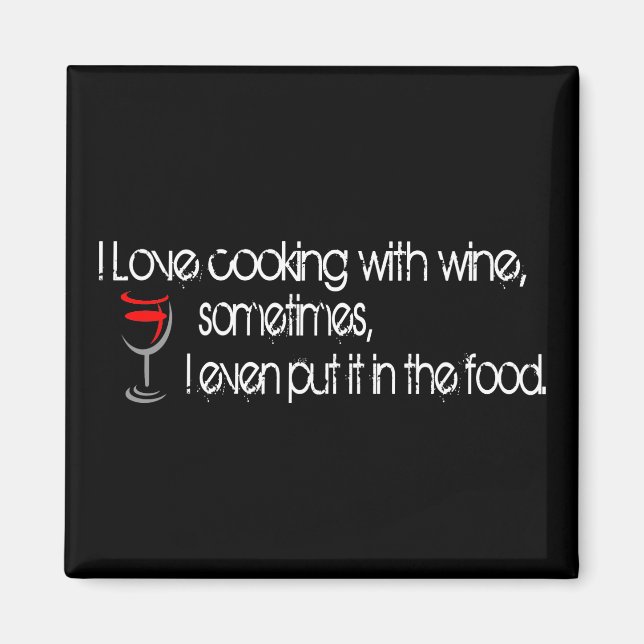 I Love Cooking Magnet (Front)