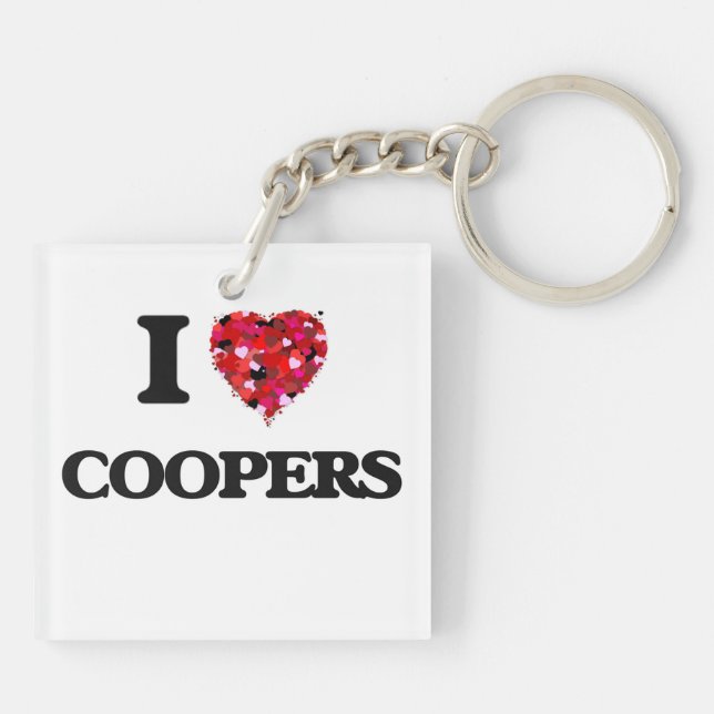 I love Coopers Key Ring (Back)