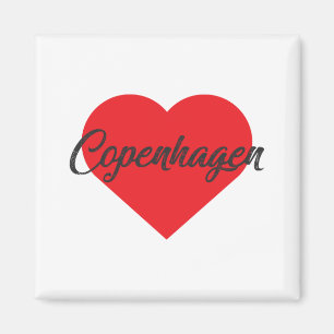 I Love Copenhagen - Denmark Magnet