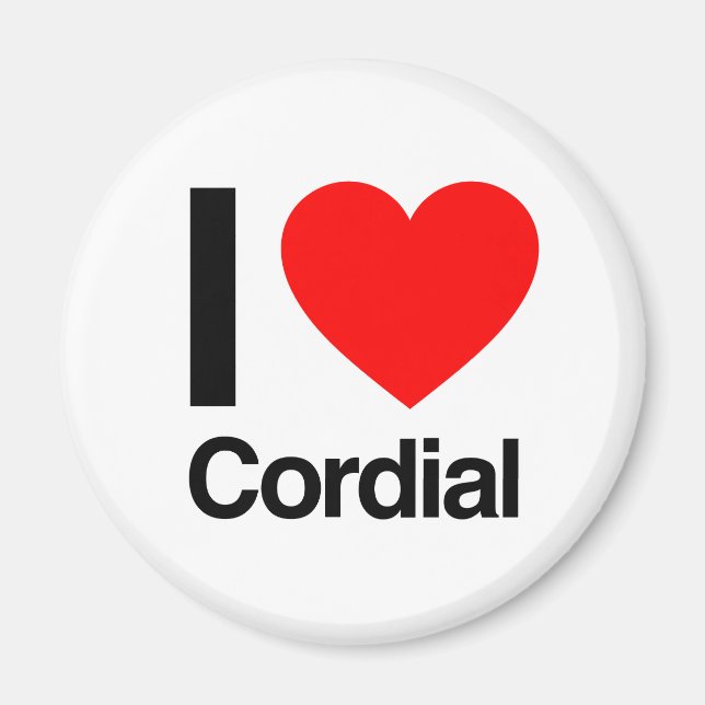 i love cordial magnet (Front)