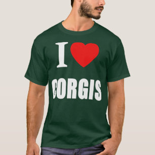 I Love Corgis For Men Women Dog Owners469 T-Shirt