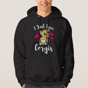 I Love Corgis Funny Pem Welsh Corgi 986 Hoodie