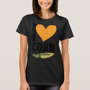 I Love Corn Grain Kernel Maize  Corn Farmer T-Shirt