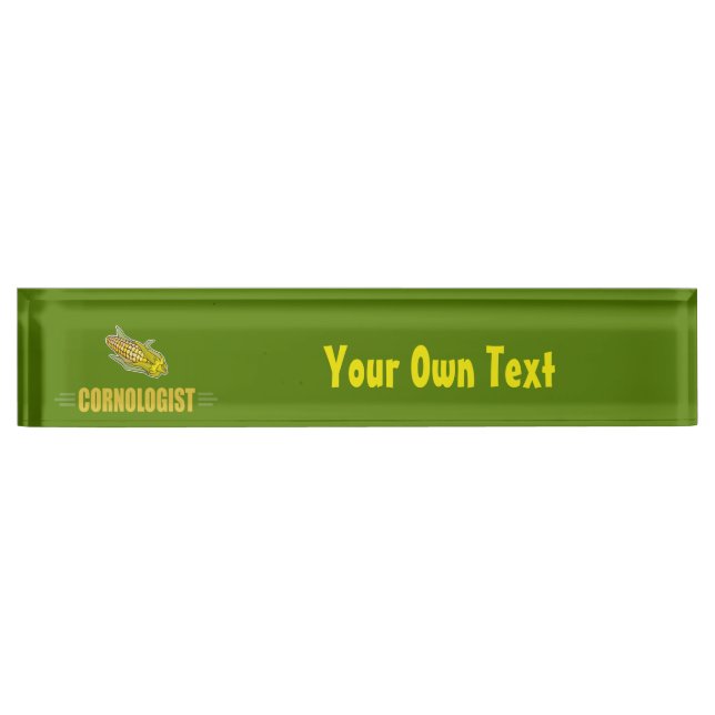I Love Corn Nameplate (Front)