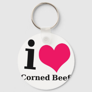 I love Corned Beef Key Ring