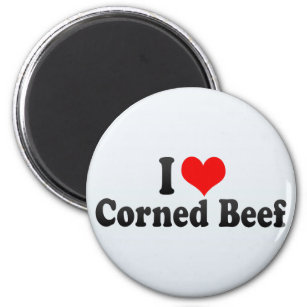 I Love Corned Beef Magnet