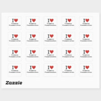 I ❤️ Love Corporate Communications STICKER