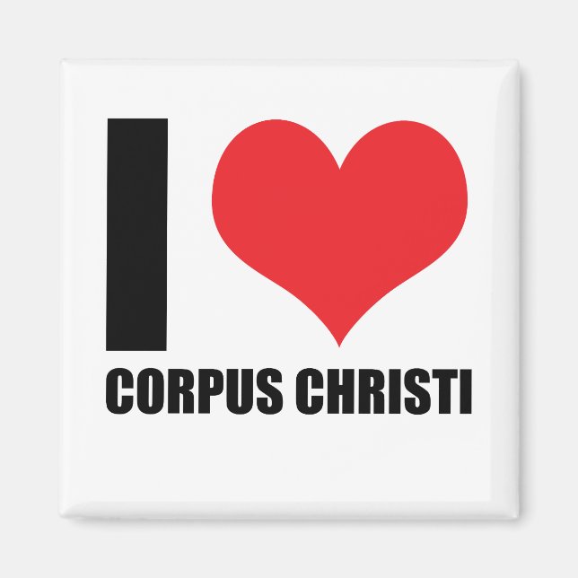 I love Corpus Christi Magnet (Front)