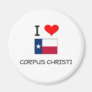 I Love Corpus Christi Texas Magnet