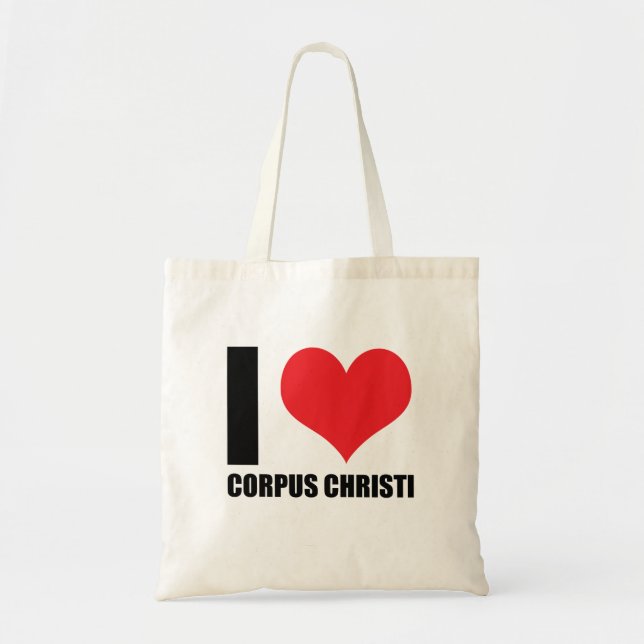 I love Corpus Christi Tote Bag (Front)