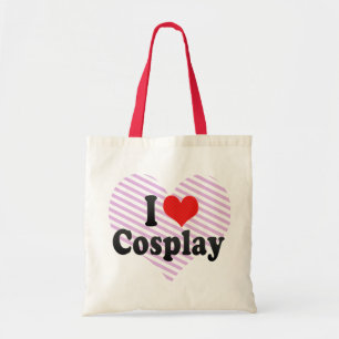 I Love Cosplay Tote Bag