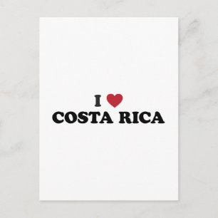 I Love Costa Rica Postcard