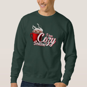 I Love Cosy Season White Script Sweatshirt