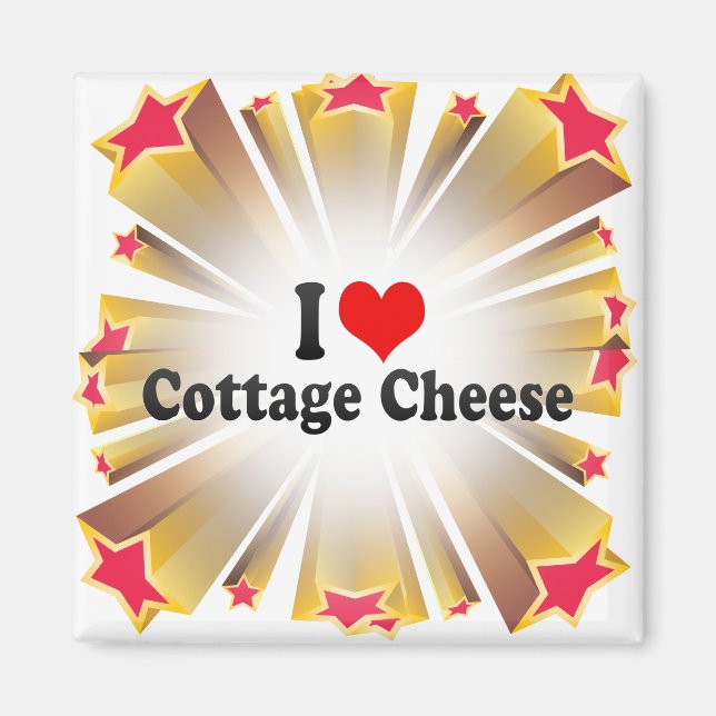I Love Cottage Cheese Magnet (Front)