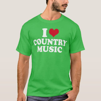 I Love Country Music boy family T-Shirt
