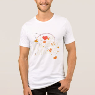 I Love Country Music – Heart - Stars Design Tri-Blend Shirt