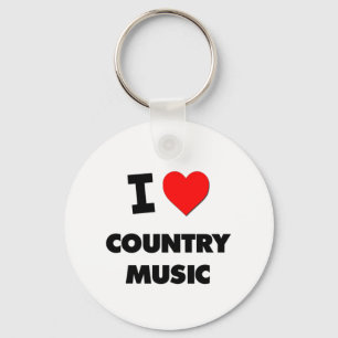 I love Country Music Key Ring