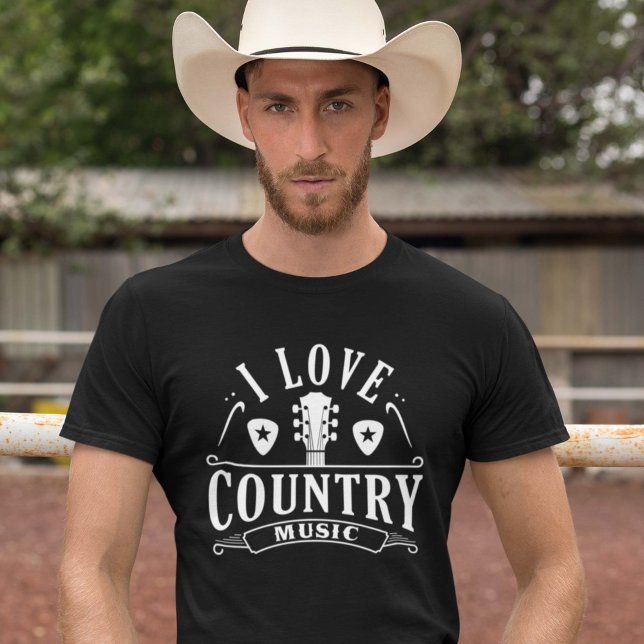I Love Country Music T-Shirt (Creator Uploaded)